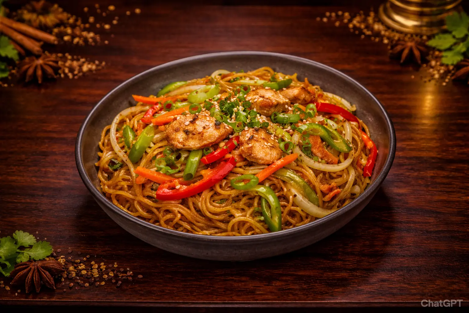 Chicken/Veg Chowmein (Noodles) from Himalayan Restaurant